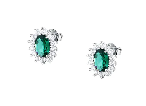 Morellato Luxusní stříbrné pecky s kubickými zirkony Tesori SAIW286