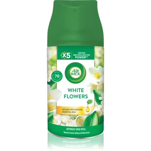 Air Wick Freshmatic White Flowers osvěžovač vzduchu – náhradní náplň 250 ml