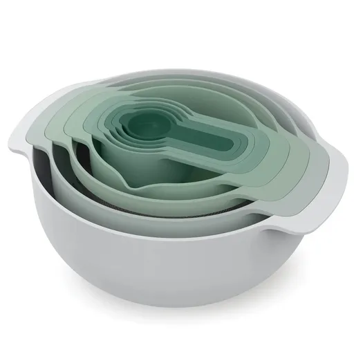 Kuchyňská sada NEST 40112 Joseph Joseph šedá/zelená 9 ks