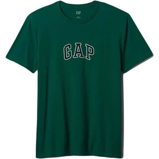 GAP LOGO Pánské tričko, tmavě zelená, velikost