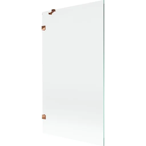 MEXEN/S Lunar vanová zástěna FIX 100 x 150, transparent, růžové zlato 897-100-000-60-00