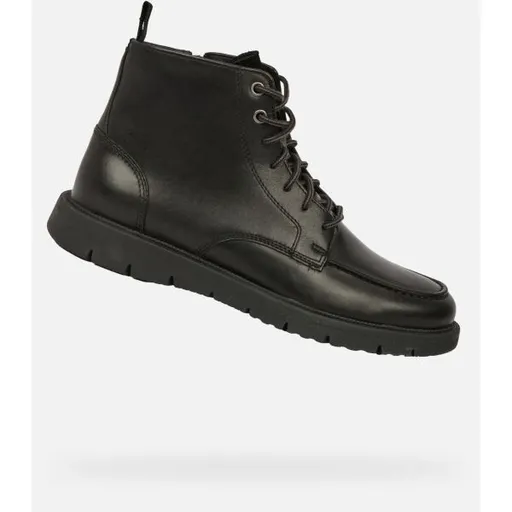 Geox U POVE Pánská volnočasová obuv, černá, velikost