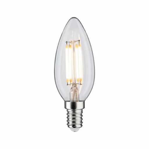 PAULMANN LED svíčka 4,5 W E14 čirá teplá bílá 286.11 P 28611