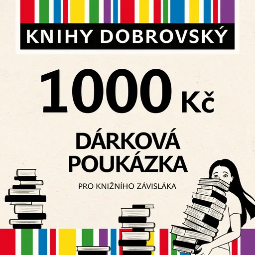 Elektronická dárková poukázka pro knižního závisláka 1000 Kč