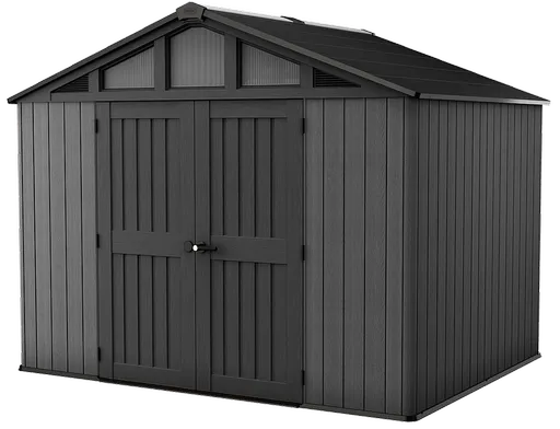 Zahradní domek plocha 304 x 243 cm (šedá-antracit)