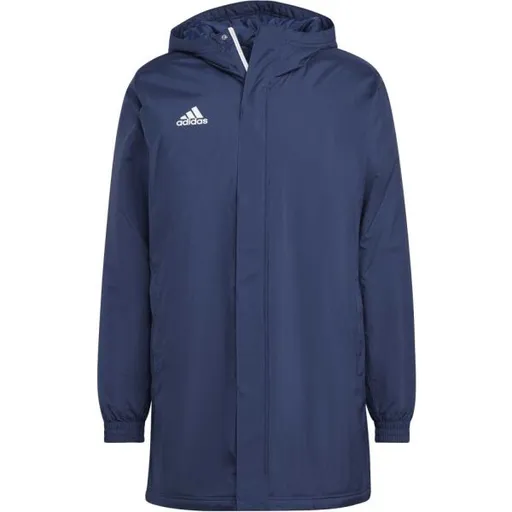 adidas ENTRADA 22 STADIUM JACKET Pánská fotbalová bunda, tmavě modrá, velikost XXL