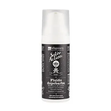 LASAPONARIA Pánský gel po holení s konopným CBD BIO 50 ml (8054615472662)