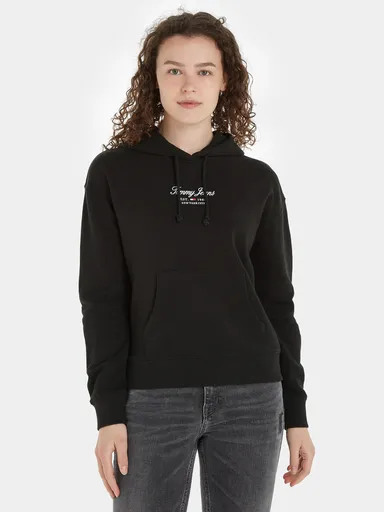 Tommy Jeans dámská černá mikina DW0DW16406 XL