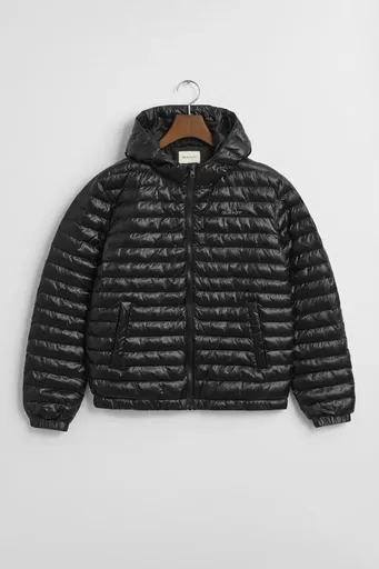 BUNDA GANT SHINY LIGHT PADDED JACKET BLACK
