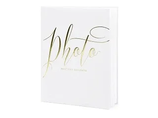 PartyDeco Fotoalbum - bílý 22 strán