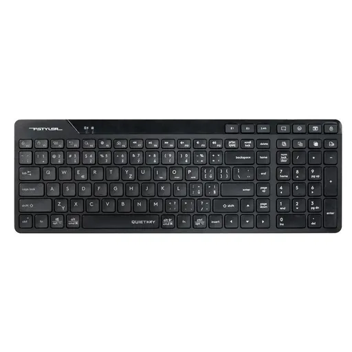 A4tech FStyler FBK27C AS, bezdrátová Dual mode Bluetooth+2, 4G klávesnice, CZ, černá