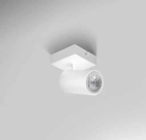 CENTURY ENFASI přisazené svítidlo GU10 hranaté BÍLÉ