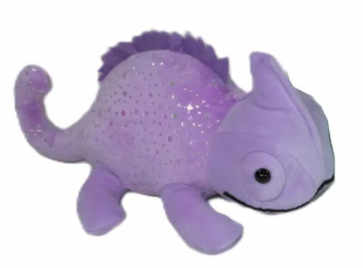 Plyšák Chameleon fialový – 25 cm