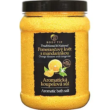 VIVACO Body Tip Aromatická koupelová sůl Pomerančový květ s mandarinkou 1500 g (8595635203794)