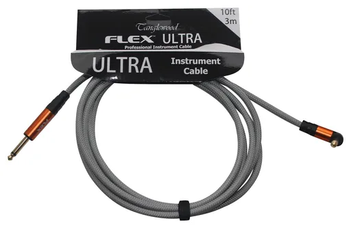 Tanglewood Flex Ultra Cable Storm Grey 3 m Angled