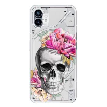 Odolné silikonové pouzdro iSaprio - Pretty Skull - Nothing Phone (1)