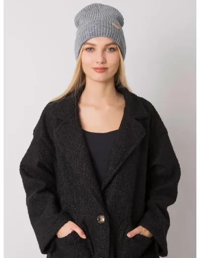 Dámská čepice RUE PARIS tmavě šedá
