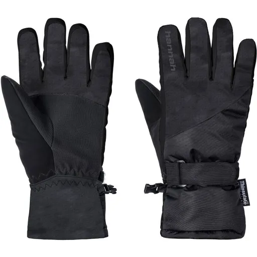 Hannah ANITT Dámské membránové rukavice, černá, velikost