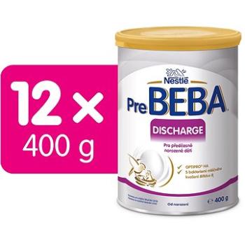 PreBEBA Discharge mléčná výživa pro předčasně narozené děti 12× 400 g (7613038214092)