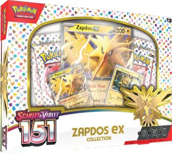 Kártyajáték Pokémon TCG: Scarlet & Violet 151 - Zapdos ex Collection