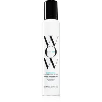 Color WOW Color Control Blue Toning + Styling Foam tónovací pěna pro hnědé a tmavé odstíny vlasů 200 ml