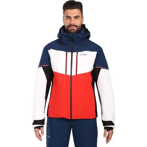 KILPI TONNSI Pánská lyžařská bunda, červená, velikost XXXL