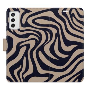 Flipové pouzdro iSaprio - Zebra Black 02 - Samsung Galaxy M52 5G