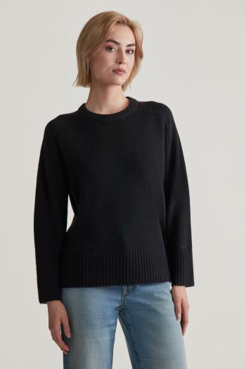 SVETR GANT CASHMERE C-NECK EBONY BLACK