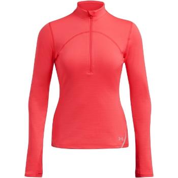 Under Armour VANISH CW 1/2 ZIP Dámské tričko, červená, velikost