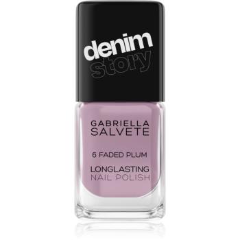 Gabriella Salvete Denim Story dlouhotrvající lak na nehty odstín 06 Faded Plum 11 ml