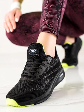 Adidași trendy pentru femei negre fără toc