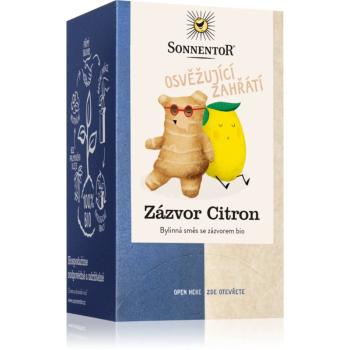 SONNENTOR Zázvor Citron BIO bylinný čaj dvoukomorový sáček 18x1,8 g