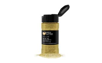 Jedlé třpytky do nápojů - žlutá / zlatá - Yellow Brew Glitter® - 45 g - Brew Glitter