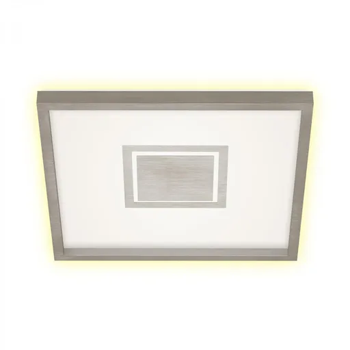 BRILONER Svítidlo LED panel, 42,3 cm, 3000 lm, 22 W, matný nikl BRI 7367-112