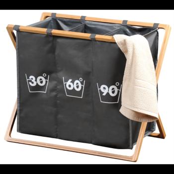 Kesper 19597 Coș de rufe pliabil, 57 x 63 x 38 cm