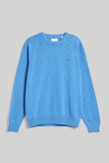 SVETR GANT COTTON FLAMME C-NECK RICH BLUE