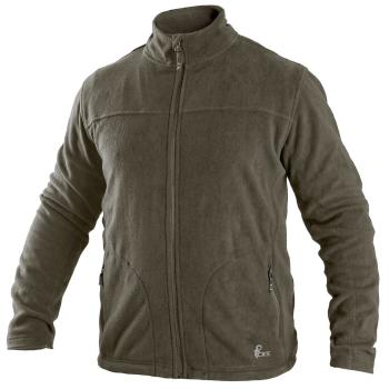 Canis (CXS) Pánska fleecová mikina GRANBY - Khaki | L