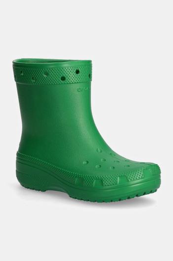 Holínky Crocs Classic Rain Boot dámské, zelená barva, 208363