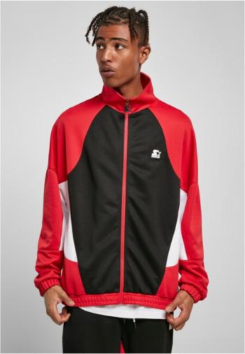 Starter Laser Track Jacket black/cityred/white - S