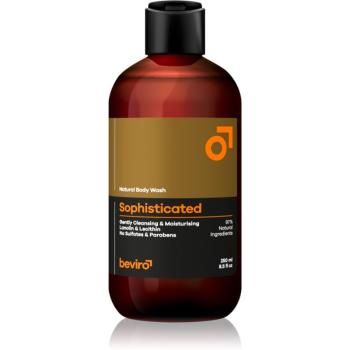 Beviro Natural Body Wash Sophisticated sprchový gel pro muže 250 ml