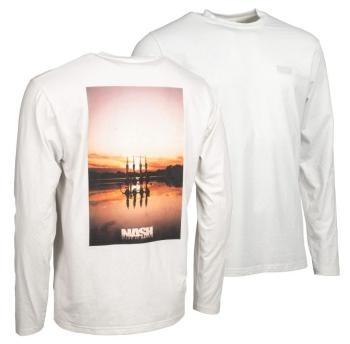 Nash tričko make it happen sunset long sleeve t-shirt ecru - m