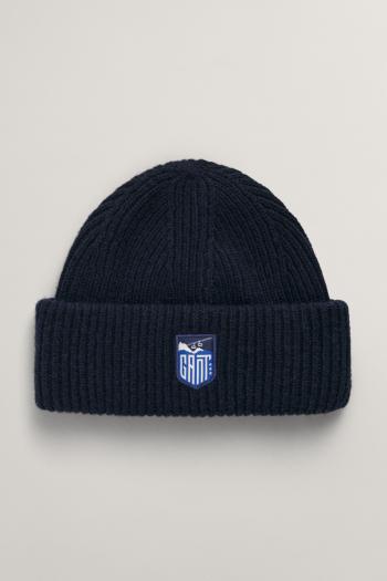 ČEPICE GANT ALPINE BADGE BEANIE EVENING BLUE