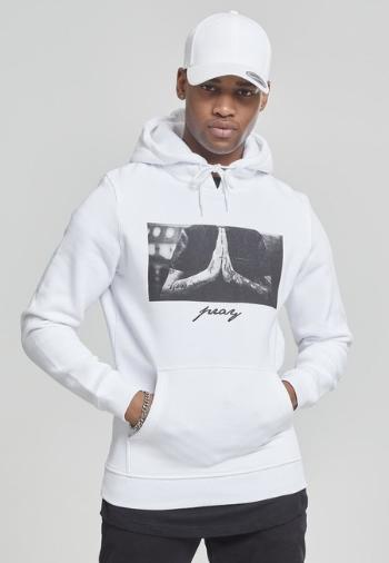 Mr. Tee Pray Hoody white - L