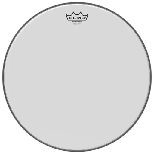 Remo 16" Ambassador Smooth White