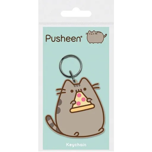 Klíčenka gumová Pusheen pizza