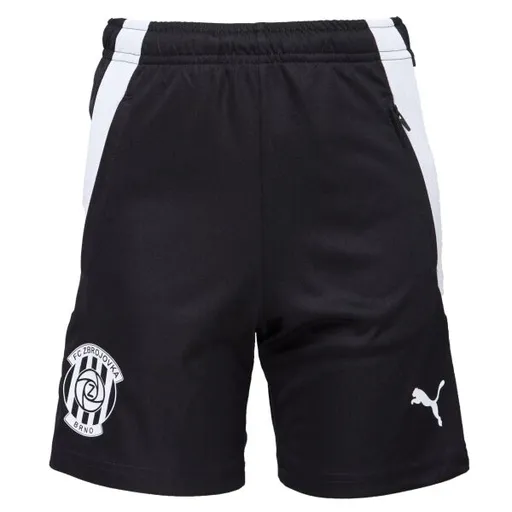 Puma TEAMLIGA TRAINING SHORTS JR - ZBROJOVKA BRNO Dětské sportovní kraťasy, černá, velikost