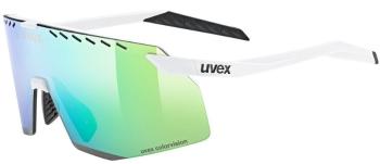 UVEX Pace Stage CV White Matt/Mirror Green Sportovní brýle