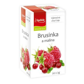 Apotheke Brusinka a malina čaj nálevové sáčky 20x 2 g