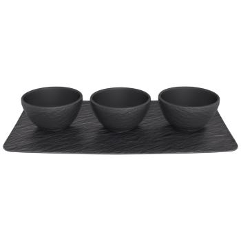 Miska na dip, set 4ks, kolekce Manufacture Rock - Villeroy & Boch