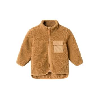 name it Teddy Jacket Nmmmall Brown Sugar